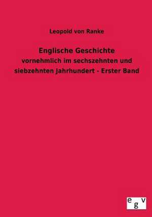 Englische Geschichte de Leopold von Ranke