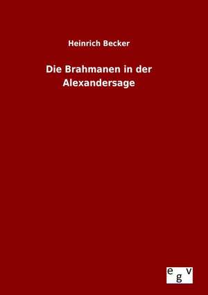 Die Brahmanen in Der Alexandersage