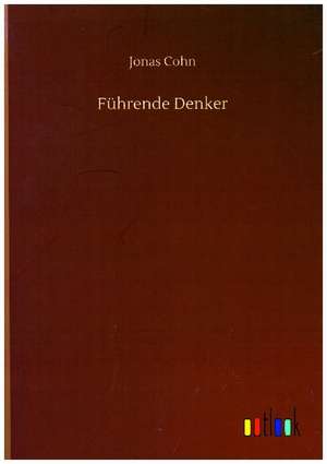 Führende Denker de Jonas Cohn