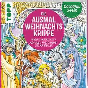 Colorful Christmas - Die Ausmal-Weihnachtskrippe (Adventskalender) de Ursula Schwab