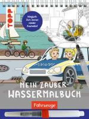 Mein Zauber-Wassermalbuch Fahrzeuge de Silke Düsener