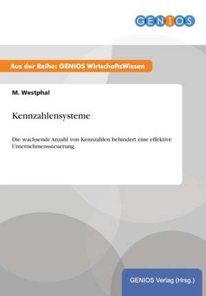 Kennzahlensysteme de M. Westphal