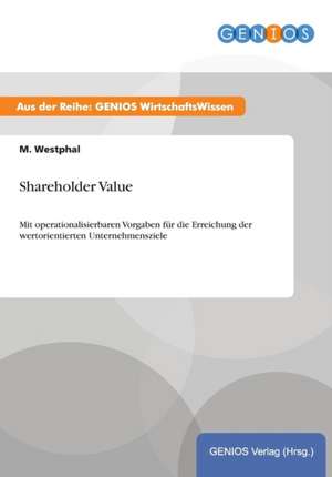 Shareholder Value de M. Westphal