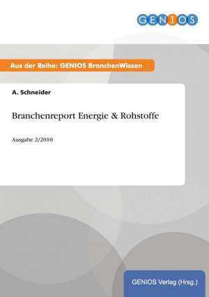 Branchenreport Energie & Rohstoffe de A. Schneider