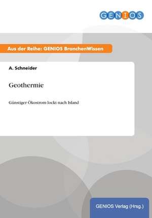 Geothermie de A. Schneider