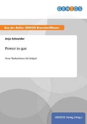 Power to gas de Anja Schneider