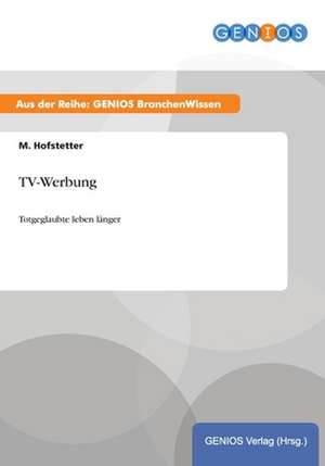 TV-Werbung de M. Hofstetter