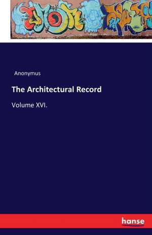 The Architectural Record de Anonymus