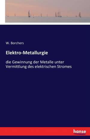 Elektro-Metallurgie de W. Borchers