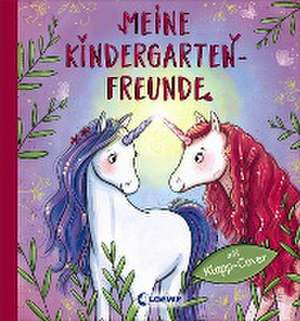 Meine Kindergarten-Freunde (Einhörner) de Loewe Eintragbücher