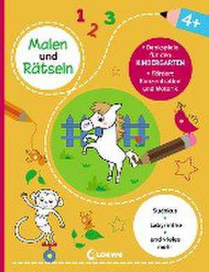 Malen und Rätseln - Denkspiele für den Kindergarten (4+) de Elena Hein