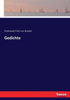 Gedichte de Ferdinande Freiin Von Brackel