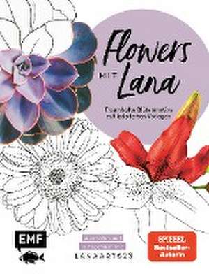 Flowers mit Lana: Ausmalen und entspannen mit Lanaarts23 de Lanaarts23