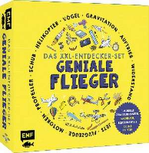 Das XXL-Entdecker-Set - Geniale Flieger: 6 Modelle zum Selberbauen, Sachbuch, Experimente und faszinierende Flugmaschinen de Nancy Dickmann