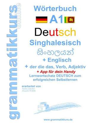 Wörterbuch Deutsch - Singhalesisch - Englisch A1 de Marlene Schachner