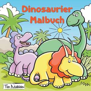 Dinosaurier Malbuch de Topo Malbücher