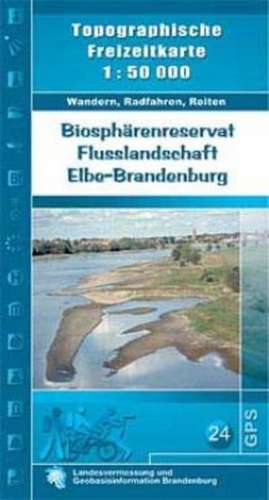 Biosphärenreservat Flusslandschaft Elbe-Brandenburg 1 : 50 000