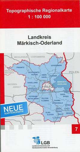 Landkreis Märkisch-Oderland 1 : 100 000