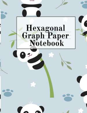 Hexagonal Graph Paper Notebook de Crafty Hexagon