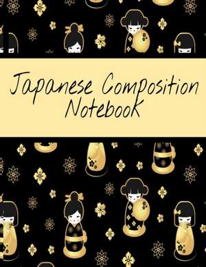 Japanese Composition Notebook de Page Green