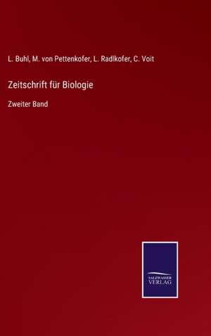 Zeitschrift für Biologie de L. Buhl