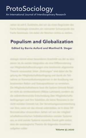 Populism and Globalization de Barrie Axford