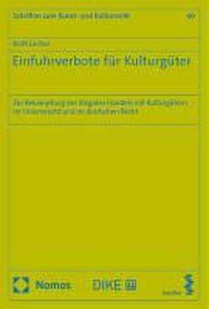 Einfuhrverbote für Kulturgüter de Ruth Lecher