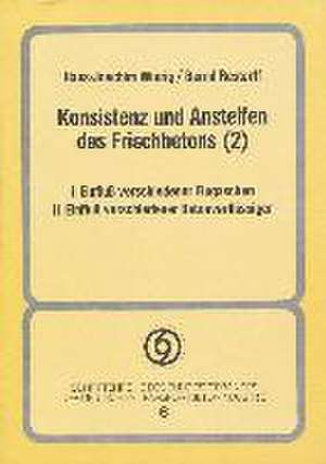 Konsistenz und Ansteifen des Frischbetons II de Hans J. Wierig