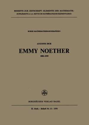 Emmy Noether de A. Dick