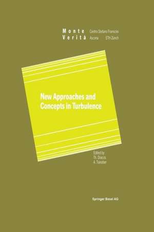 New Approaches and Concepts in Turbulence de T. Dracos