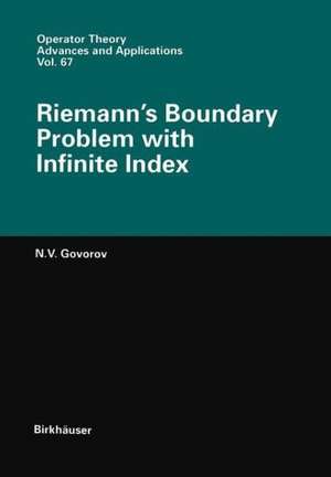 Riemann’s Boundary Problem with Infinite Index de I.V. Ostrovskii