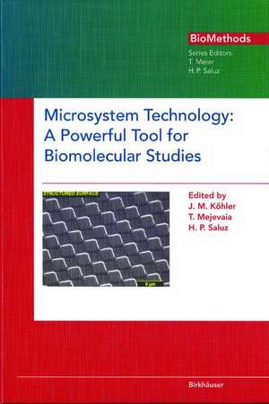 Microsystem Technology: A Powerful Tool for Biomolecular Studies de Hans-Peter Saluz