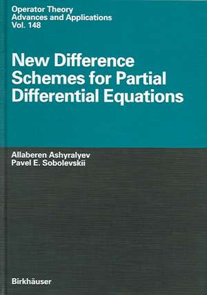 New Difference Schemes for Partial Differential Equations de Allaberen Ashyralyev