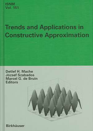 Trends and Applications in Constructive Approximation de Detlef H. Mache