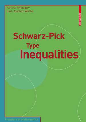 Schwarz-Pick Type Inequalities de Farit G. Avkhadiev