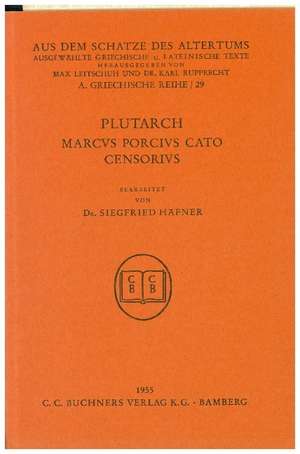 Marcus Porcius Cato Censorius de Plutarch