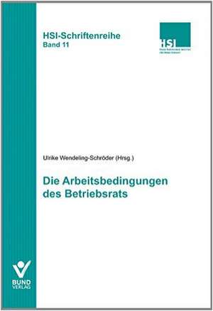 Die Arbeitsbedingungen des Betriebsrats de Ulrike Wendeling-Schröder