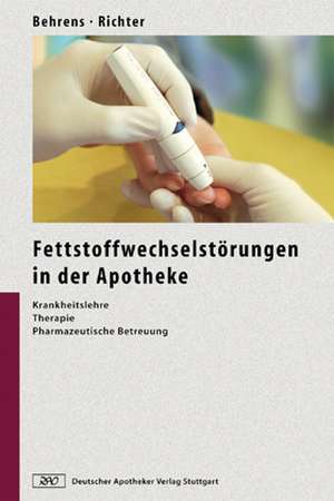 Fettstoffwechselstörungen in der Apotheke de Ilsabe Behrens