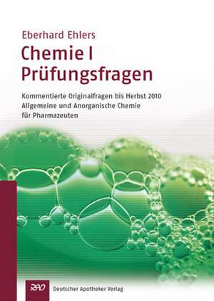 Chemie I - Prüfungsfragen de Eberhard Ehlers