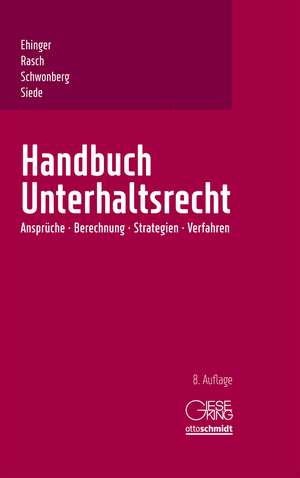 Handbuch Unterhaltsrecht de Uta Ehinger