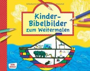 Kinderbibelbilder zum Weitermalen de Petra Lefin