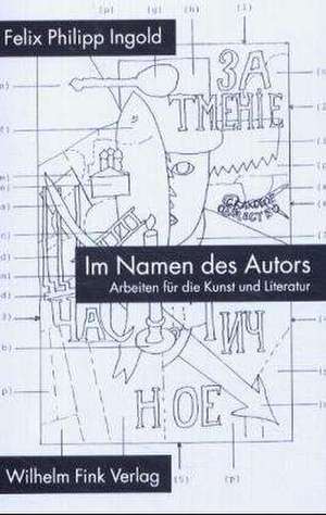 Im Namen des Autors de Felix Philipp Ingold