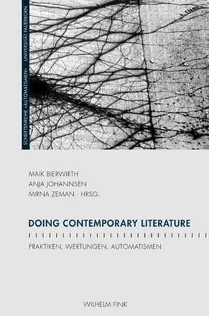 Doing Contemporary Literature de Maik Bierwirth