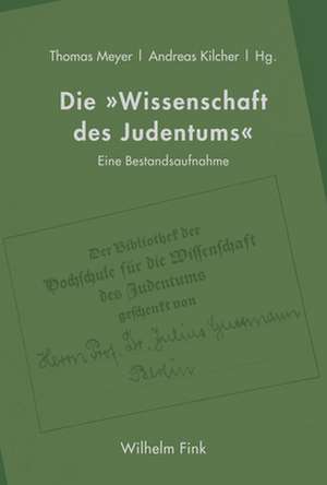 Die "Wissenschaft des Judentums" de Thomas Meyer