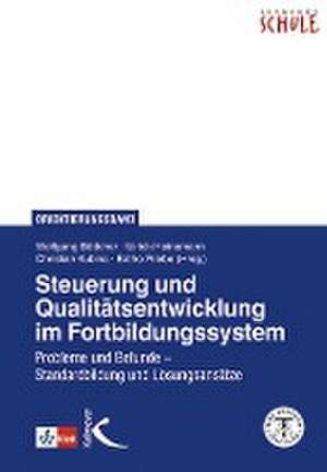 Steuerung und Qualitätsentwicklung im Fortbildungssystem de Wolfgang Böttcher