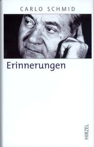 Erinnerungen de Carlo Schmid