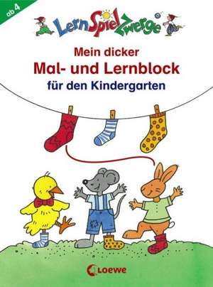 Mein dicker Mal- und Lernblock fuer den Kindergarten