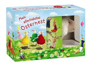 Mein allerliebstes Osternest. 2 Pappbilderbücher mit Plüschlämmchen de Hans-Christian Schmidt