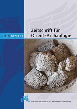 Zeitschrift für Orient-Archäologie de Ricardo Eichmann