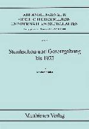 Sterilisation und Gesetzgebung bis 1933 de Joachim Müller